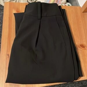 Frank and Oak Black High Rise Pleated Trousers *read description**